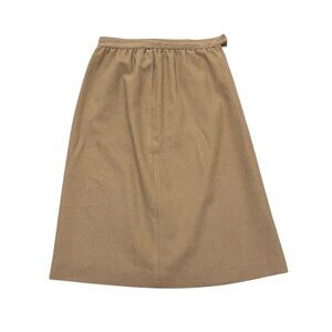 Women’s vintage Skirt tan wool 1990s